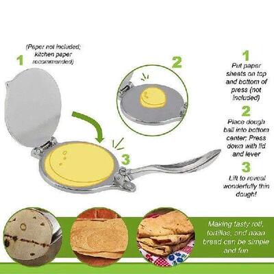 16/20cm Corn Tortilla Press Maker DIY Manual Aluminium