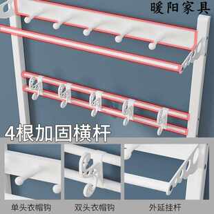 多功能入户换鞋 凳鞋 柜一体带挂衣架玄关客厅卧室家用简易款