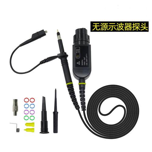黑色P6500示波器无源电压探极×10带高频盒500MHz仪器仪表配附件