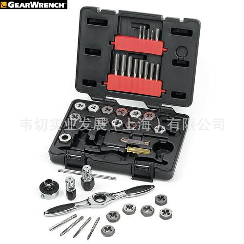Gear Wrench 40件套 螺纹丝锥和板牙冲模套件 3886 现货