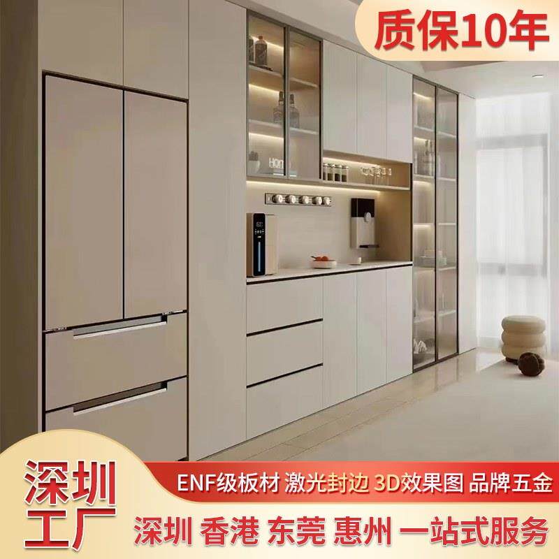 深圳全屋定制衣柜工厂定做卧室衣帽间儿童房榻榻米房到顶实木柜子