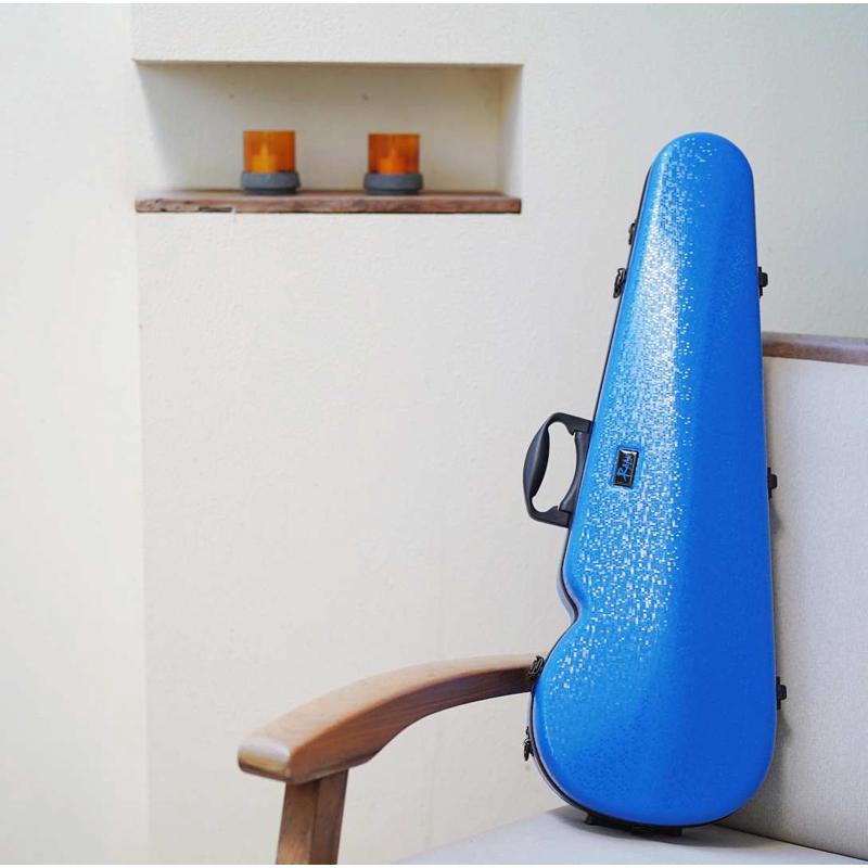 台湾RAAN小提琴盒防刮防震彩色升级通用PC合金减压背带擦琴盖琴布