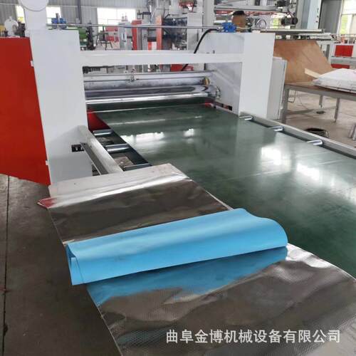 挤塑板铝箔复合机无纺布隔音毡橡塑棉平贴机三卷合一卷贴合设备