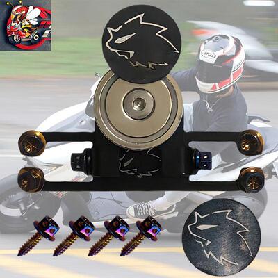 踏板机车磁吸式手机架台湾风格刺猬劲战 酷奇强磁吸式手机架