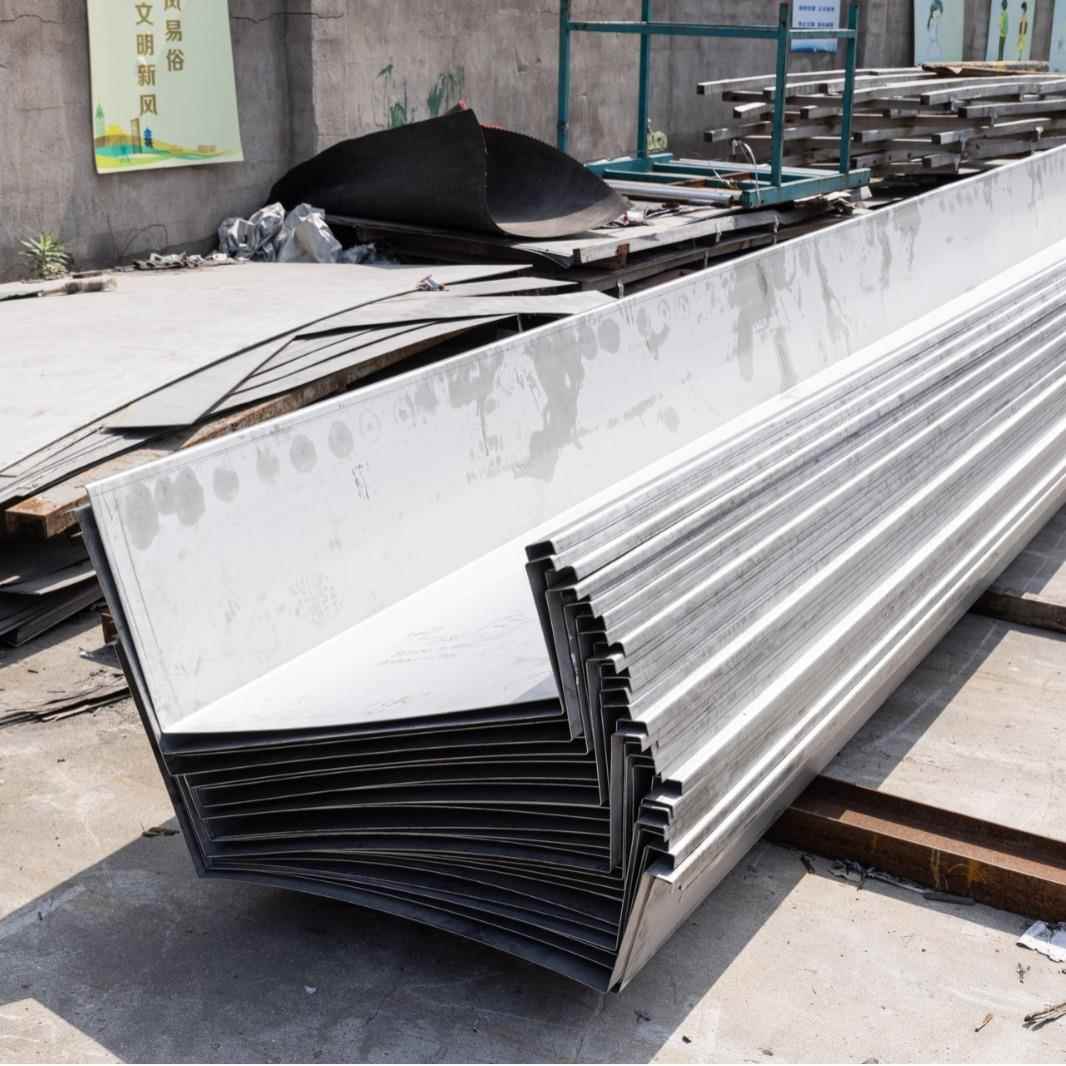 厂家不锈钢16201天沟04排水槽剪板折弯加工建筑屋顶排水厂