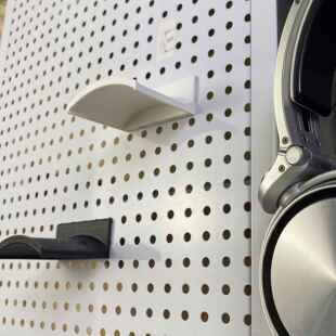 圆孔洞洞板耳机加大挂架16/25/26/30中心孔距金属洞洞板配件支架