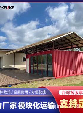 集装箱房住人移动房集成房屋办公室工地组合简易组装打包箱房
