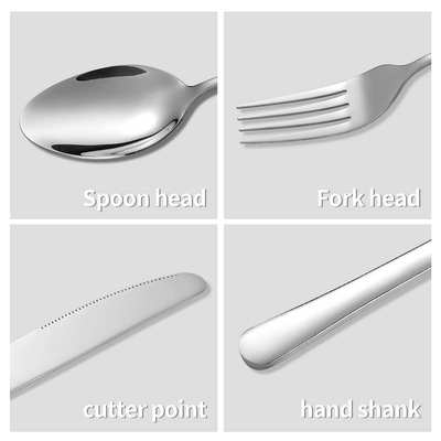 cutlery set1010不锈钢餐具套装5主件30件套刀叉勺套装