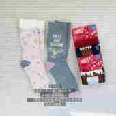欧单彩色雪花中筒袜子 圣诞礼物之选 包邮 两双价格