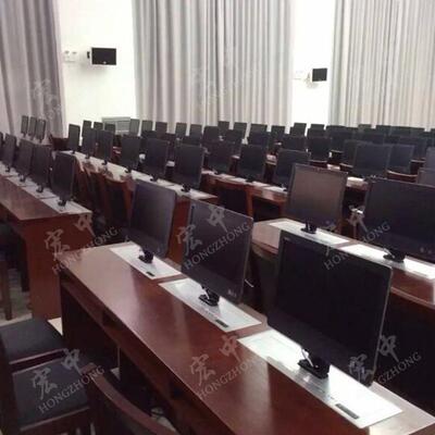 22寸显HZ-210LM示屏液屏升器电动会议桌智能遥控升降降化机无纸晶