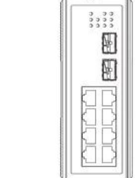 IES2010-2GS 三旺 支持2路千兆光（SFP插槽）8路百兆电 3onedata
