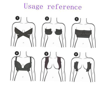 Upper support tape invisible bra pulls up chest sticker 胸贴