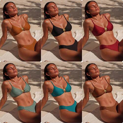 Swimsuit bikini split swimsuit for women