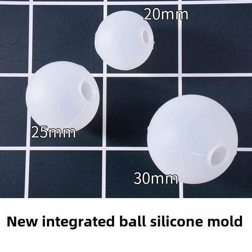 星空球水晶滴胶模具uv胶立体硅胶球型一体球月球圆球形模具圆形