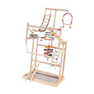 Parrot Bird Playground Exercise Toy Bird Gym Parakeet Bird
