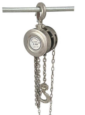 hssa半1t2t3t5t6m9304不锈钢米手动葫芦防潮倒起重葫芦全手拉-链