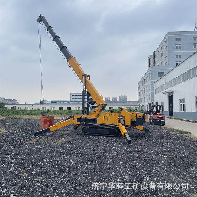 吨5吨液压折叠蜘蛛吊厂房货物吊装电梯室内狭小空间履带式蜘蛛吊