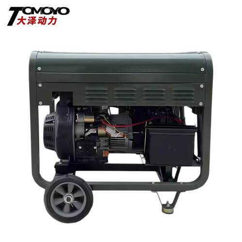 小型3KW5KW7千瓦8KW柴油发电机组两轮移动单三相220V380V