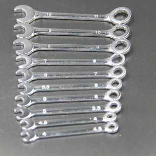 mw10工两用扳手扳手公制台湾件套快梅花小号609b装 开口套装 超薄