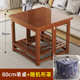 书桌烤火桌子烤火可折叠架取暖多功能家用实木正方形桌四方