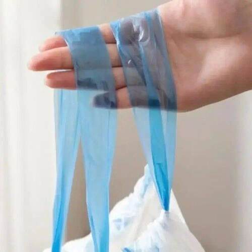 2 Roll Durable 45x50cm Drawstring Trash Bags Portable