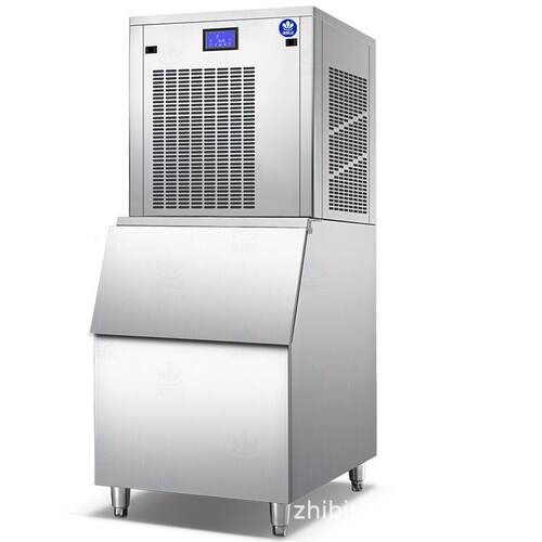 全自动600公斤雪花制冰机商用大容量快速出冰颗粒制冰机