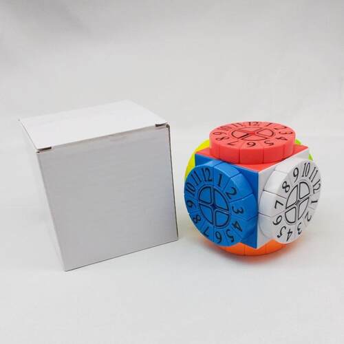 梯色 时间机器魔方 彩色数字时光轮魔方 Time Machine Cube