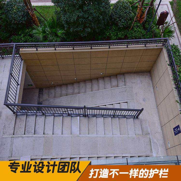 博盾组装式阳台护栏铝合金栏杆不锈钢锌钢护栏室外楼梯扶手铁栏杆