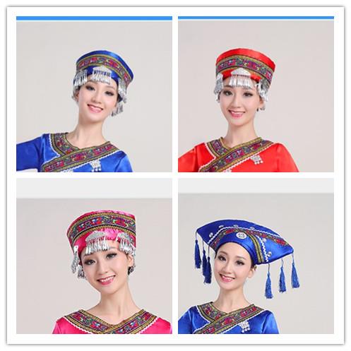 56个民族头饰帽子 仫佬族水族僳僳族苗族少数民族传统头饰 头饰帽