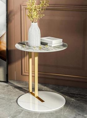 轻奢圆形角几简约客厅简沙发边几创意小户极型角几卧室床圆95826