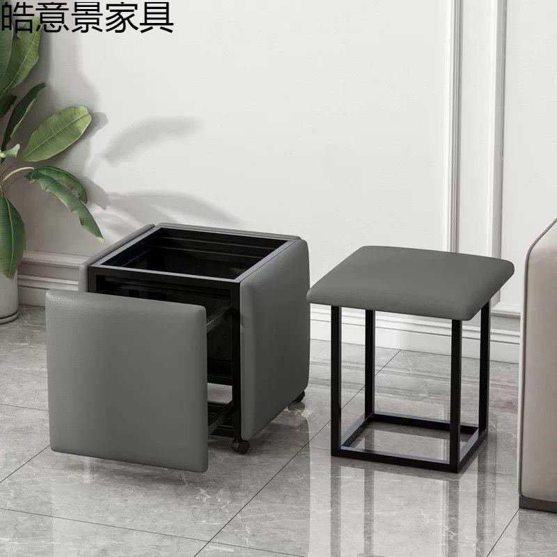 多功能魔方凳组合折叠凳家用凳可叠放沙发凳茶几板凳可收纳小凳子