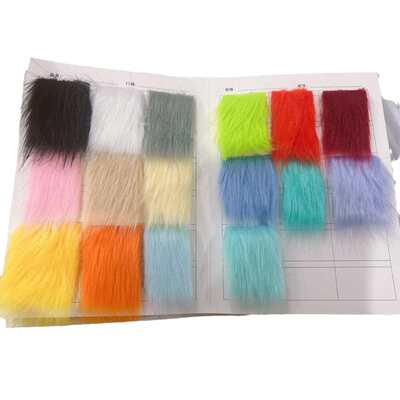 厂家现货供应4cm狐狸毛落水毛滚束毛等各类长毛绒面料