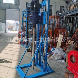 华宇供应螺旋地钉电动钻机电动光伏基础桩螺旋打桩机螺钉地钻