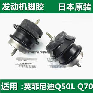 适用英菲尼迪Q50L机脚胶Q70L2.0T引擎机脚胶引擎缓冲垫鸡头脚垫