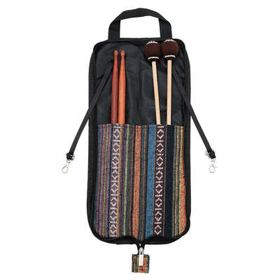 打击乐配件民族风架子鼓鼓棒袋牛津布耐磨便携手提肩背鼓槌收纳袋