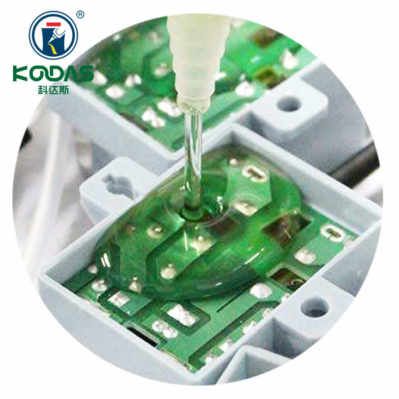 透明弹性环氧灌封胶 平面软胶耐高温 弹性透明软胶3：1密封胶直销