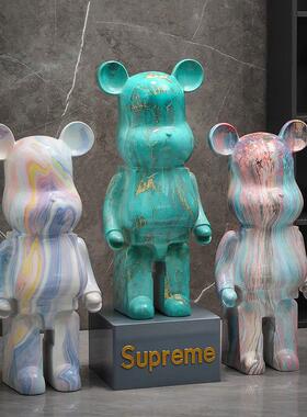 网红暴力熊公仔创意家居装饰品电视柜边落地大摆件存钱罐乔迁送礼