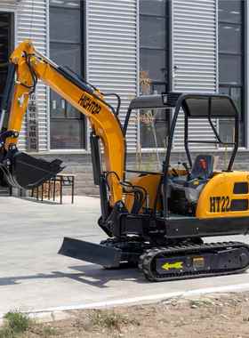 出口加拿大微型液压履带a挖掘机 HT用22果园用家HT22挖掘M农ini e