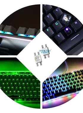 机械键盘专用3528RGB/6028RGB共阳反贴红绿蓝三色七彩全彩LED灯珠