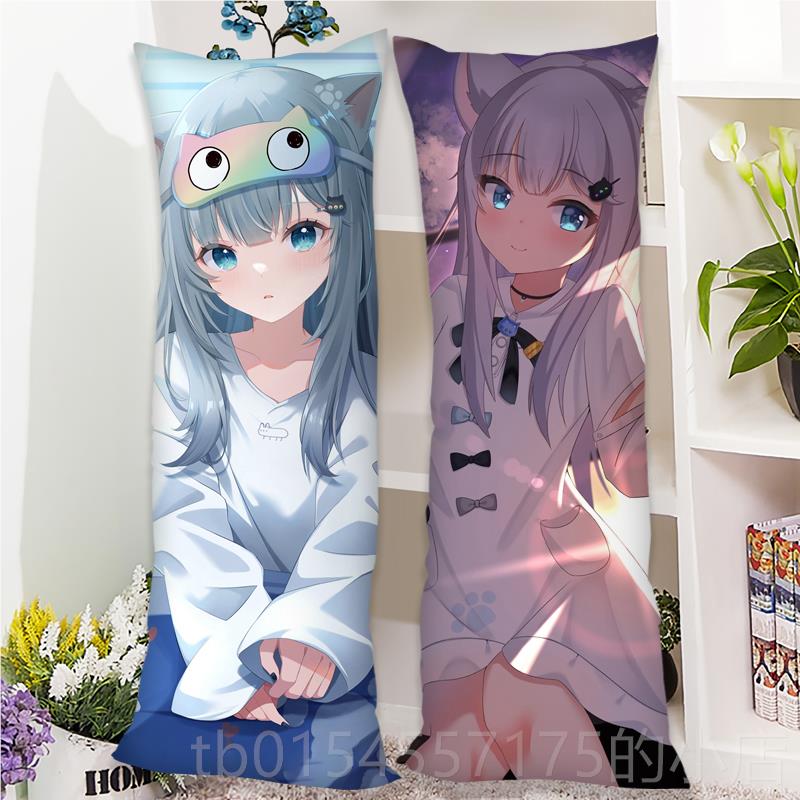 正品猫羽等身抱枕猫耳美咪女长抱枕猫娘猫定制萝莉动漫枕头套雫少