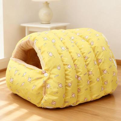 封闭式四季通用拆洗房子猫狗垫子