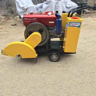 马路割机手推自走式马路切刻切割纹一538机柴油现体货
