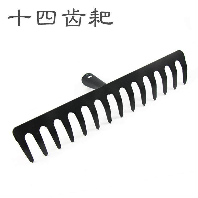 挖土神器14齿耙子钉耙枯草耙落叶耙松土耙园林园艺农具农用工具,五金/工具,耙子,淘宝优惠券,粉丝福利购,淘宝优惠卷