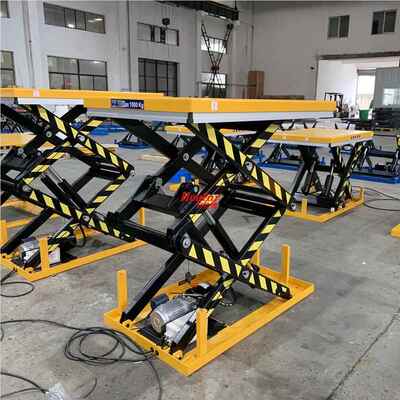 非标0订制台面2201000双叉台剪式升降平固定式电动提升机x举升台
