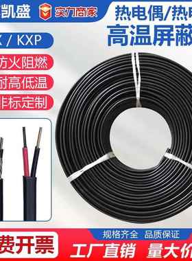 厂家直供国标镍硅KX测温线延长耐高温线KXP耐高温带屏蔽测温导线