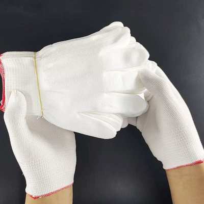 线手套批发工地上用干活久磨止滑通气尼龙棉纱线手套防护劳保手套