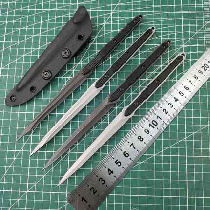 未开 刃一体440C不锈钢多功能撬茶工具创意茶刀茶针茶锥破冰锥工