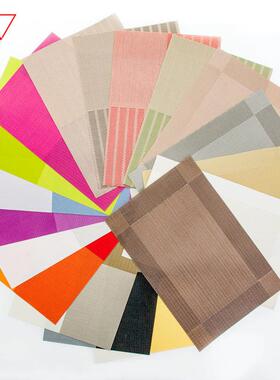 餐垫隔热垫防水防油欧式酒店家用PVC碗垫盘垫子西餐垫餐桌垫4片装