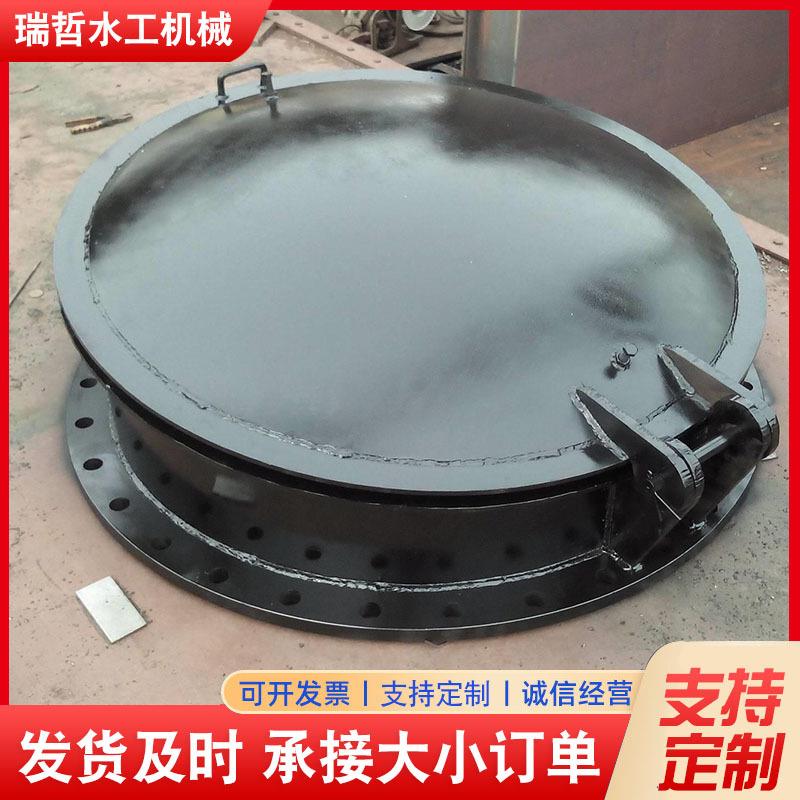 04不锈钢拍门圆形碳钢拍门方形浮箱式侧翻式双开钢制拍门