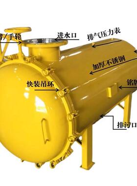 杭州厂家大流量保安过滤器配套PALL款式滤芯卧式304材质